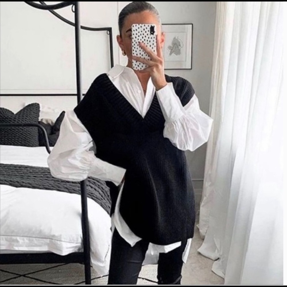 HM Oversized Sweater Vest- Size Small